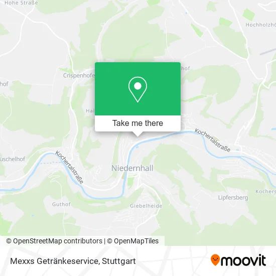 Карта Mexxs Getränkeservice