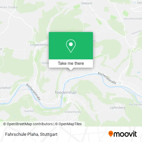 Карта Fahrschule Plaha