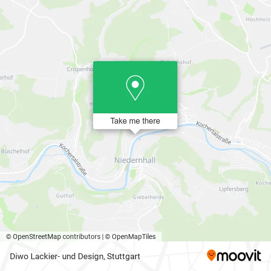 Карта Diwo Lackier- und Design