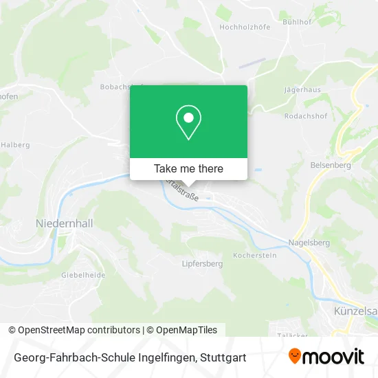 Карта Georg-Fahrbach-Schule Ingelfingen