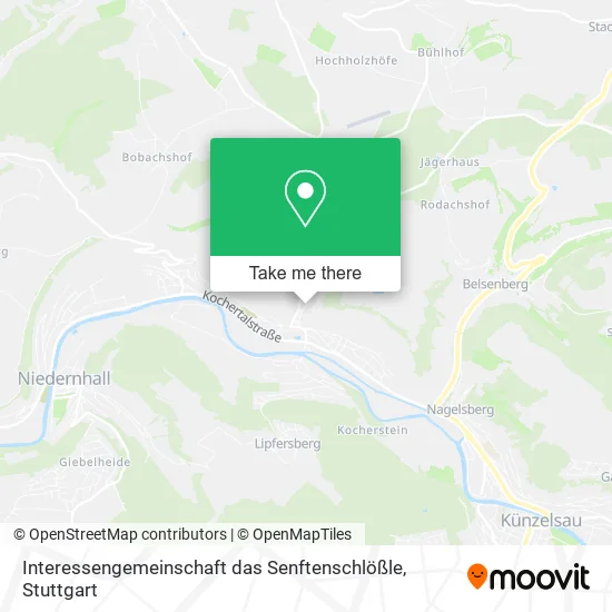 Карта Interessengemeinschaft das Senftenschlößle