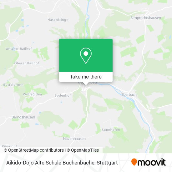 Aikido-Dojo Alte Schule Buchenbache map