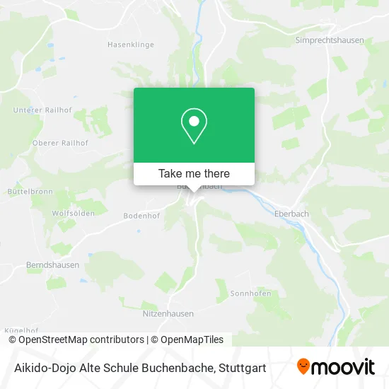 Карта Aikido-Dojo Alte Schule Buchenbache