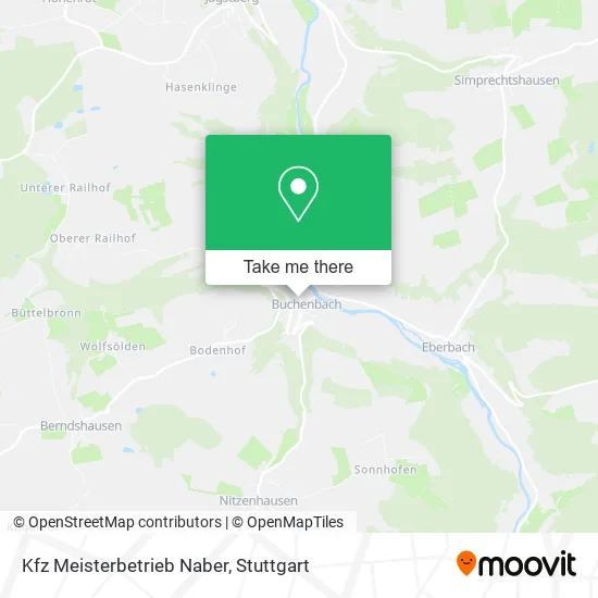 Карта Kfz Meisterbetrieb Naber
