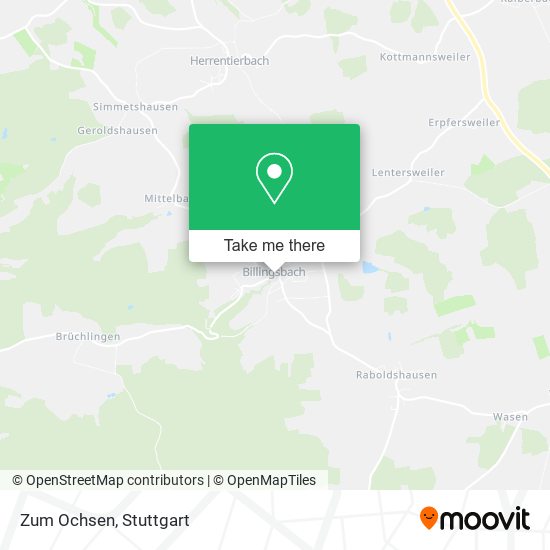 Карта Zum Ochsen
