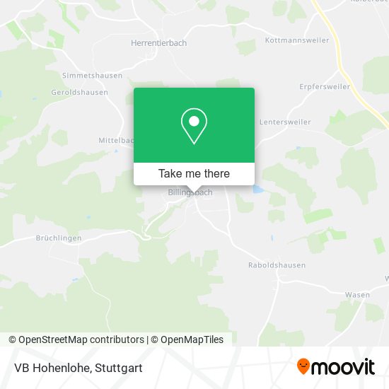 VB Hohenlohe map