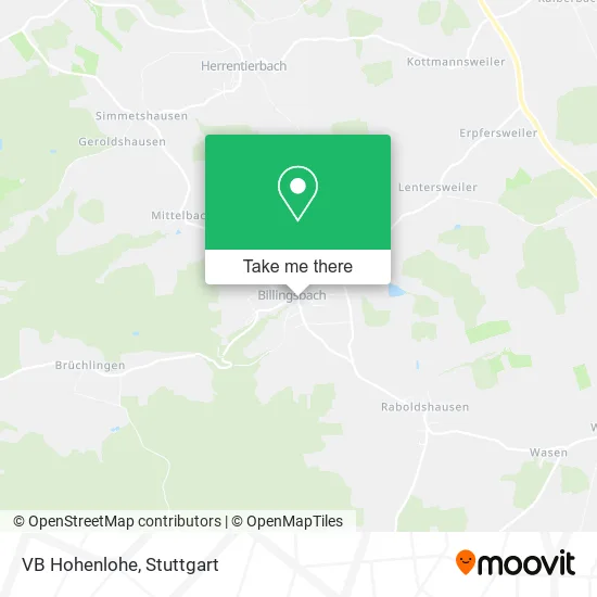 Карта VB Hohenlohe