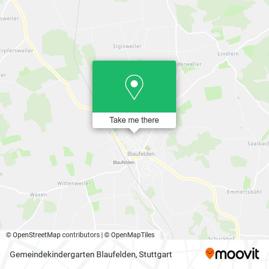 Gemeindekindergarten Blaufelden map