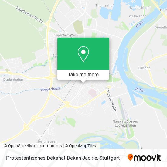 Protestantisches Dekanat Dekan Jäckle map