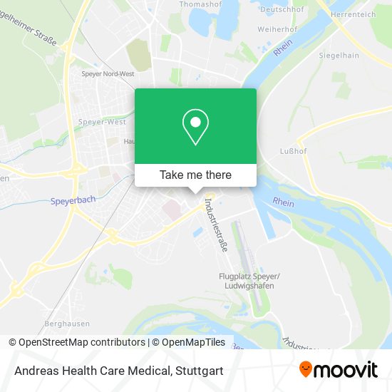Andreas Health Care Medical map