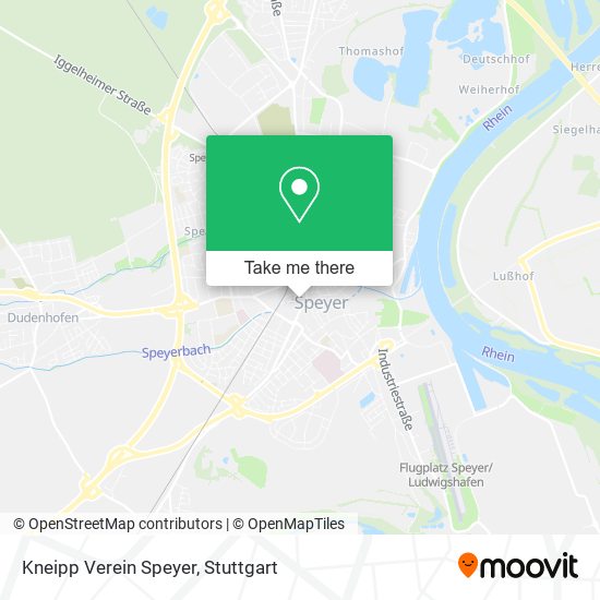 Kneipp Verein Speyer map