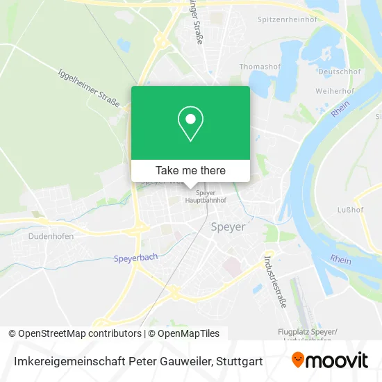 Карта Imkereigemeinschaft Peter Gauweiler