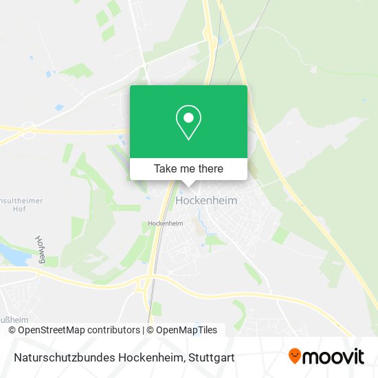 Naturschutzbundes Hockenheim map