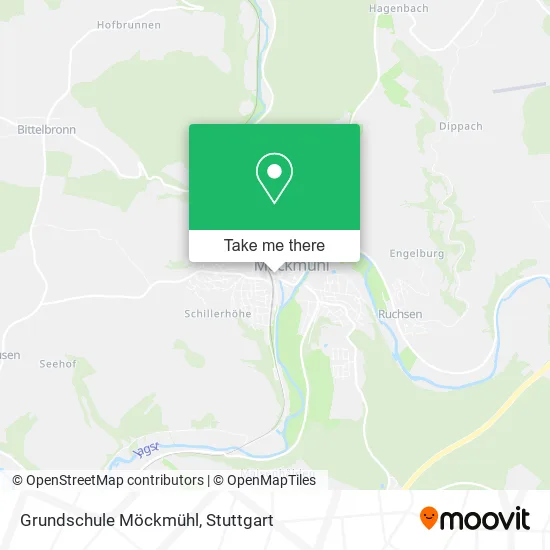 Карта Grundschule Möckmühl