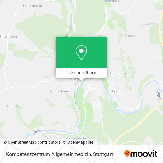 Kompetenzzentrum Allgemeinmedizin map