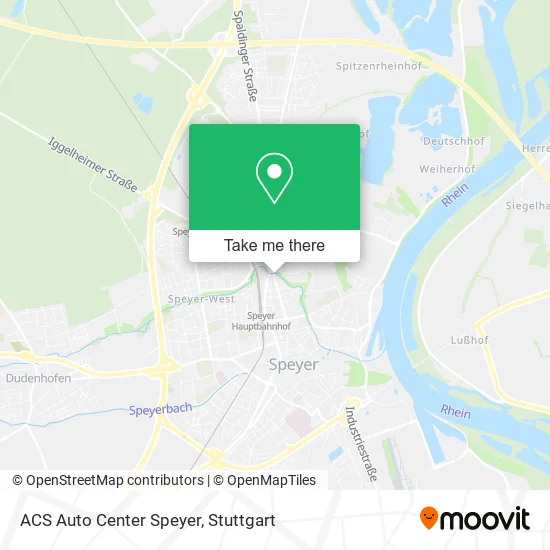 Карта ACS Auto Center Speyer