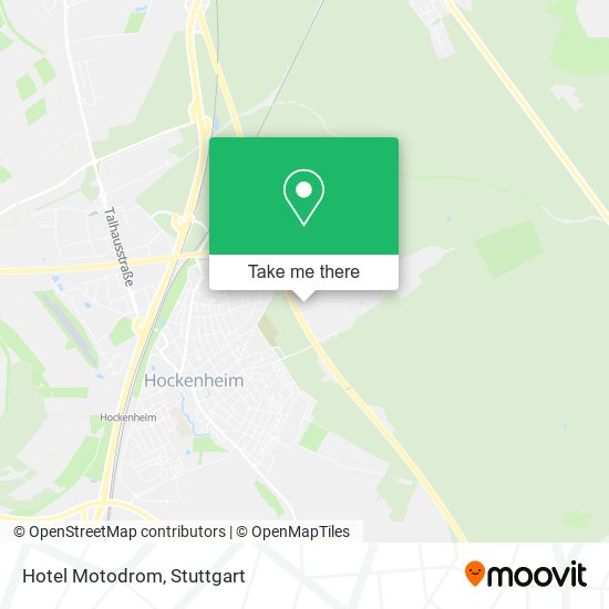 Hotel Motodrom map