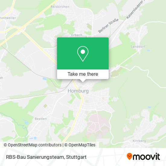 RBS-Bau Sanierungsteam map