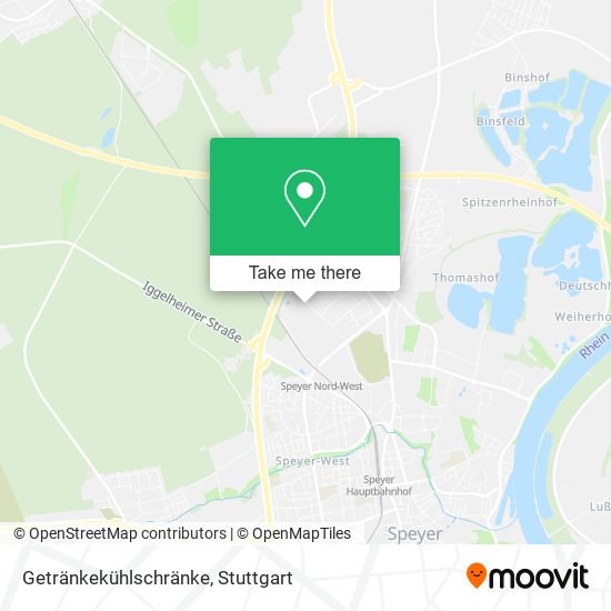 Getränkekühlschränke map
