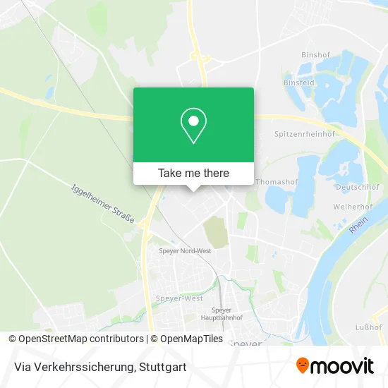 Карта Via Verkehrssicherung