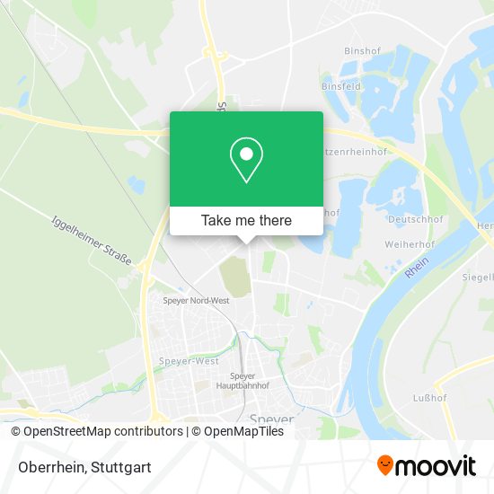 Карта Oberrhein
