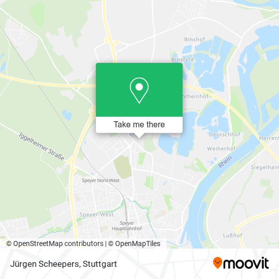 Jürgen Scheepers map