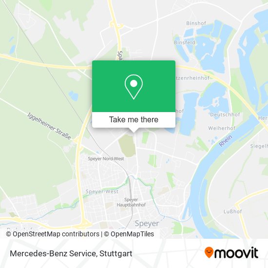 Mercedes-Benz Service map
