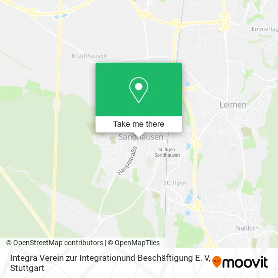 Карта Integra Verein zur Integrationund Beschäftigung E. V