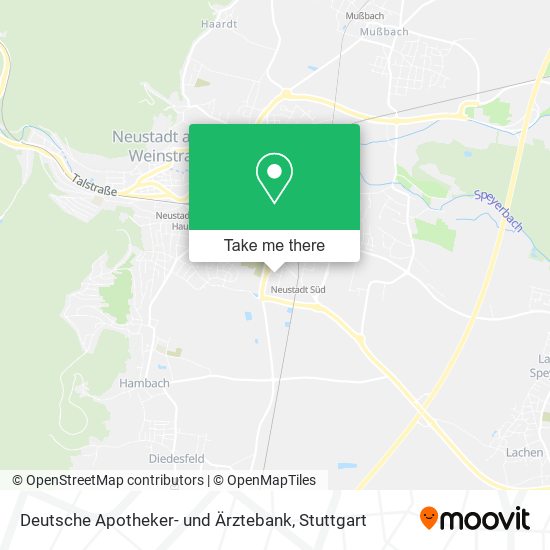 Deutsche Apotheker- und Ärztebank map