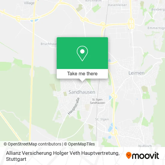 Карта Allianz Versicherung Holger Veth Hauptvertretung