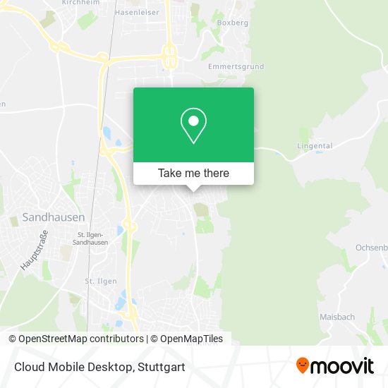 Cloud Mobile Desktop map