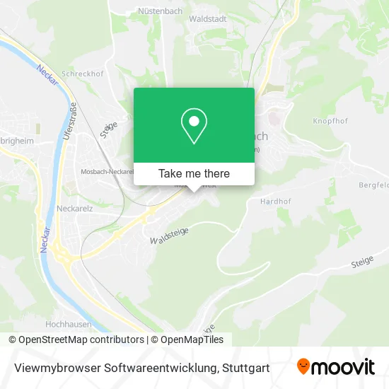 Карта Viewmybrowser Softwareentwicklung