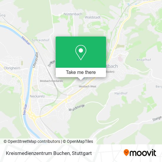 Kreismedienzentrum Buchen map