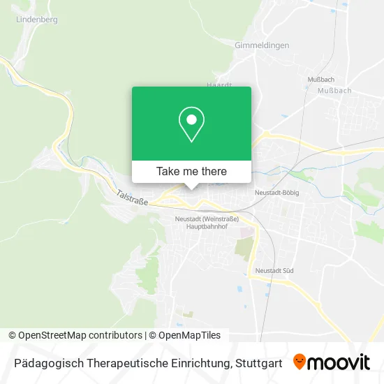 Карта Pädagogisch Therapeutische Einrichtung