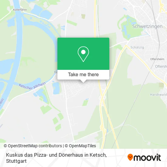 Карта Kuskus das Pizza- und Dönerhaus in Ketsch