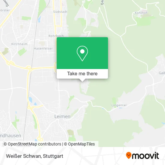 Карта Weißer Schwan