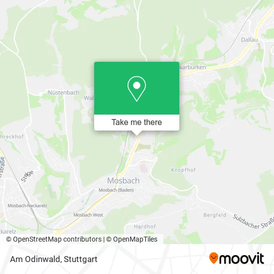 Карта Am Odinwald