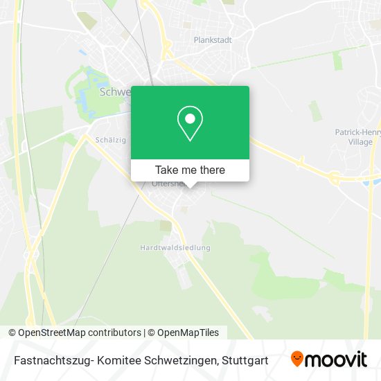 Fastnachtszug- Komitee Schwetzingen map