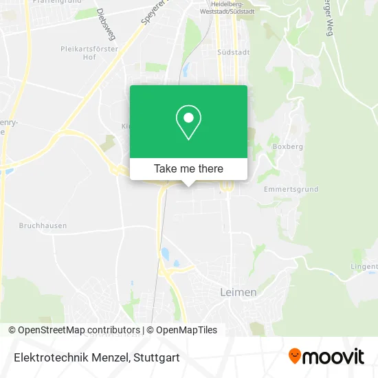 Карта Elektrotechnik Menzel