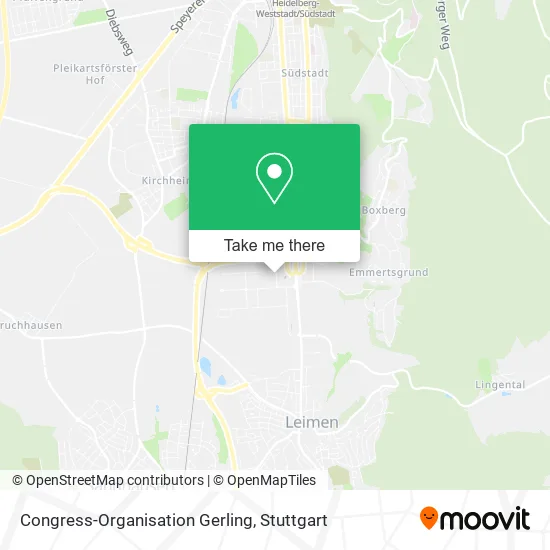 Карта Congress-Organisation Gerling