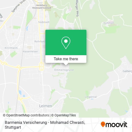 Barmenia Versicherung - Mohamad Chwasti map