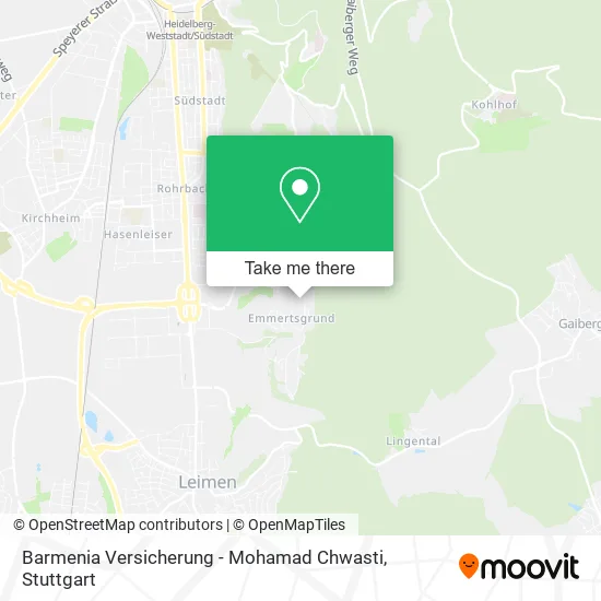 Карта Barmenia Versicherung - Mohamad Chwasti