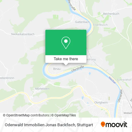 Карта Odenwald Immobilien Jonas Backfisch