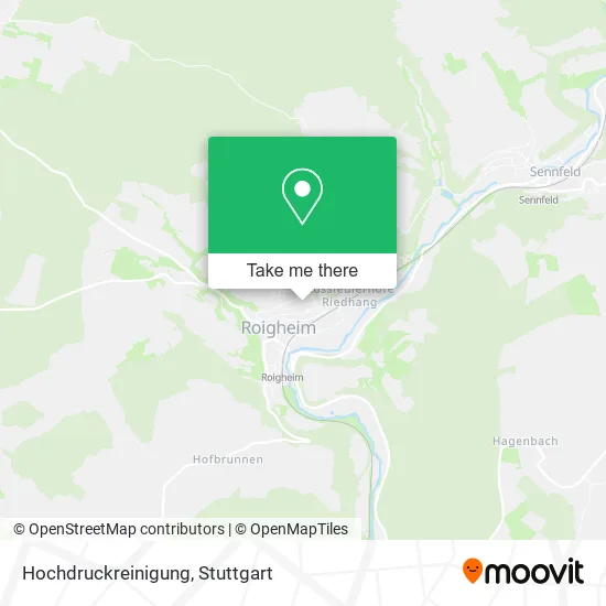 Карта Hochdruckreinigung