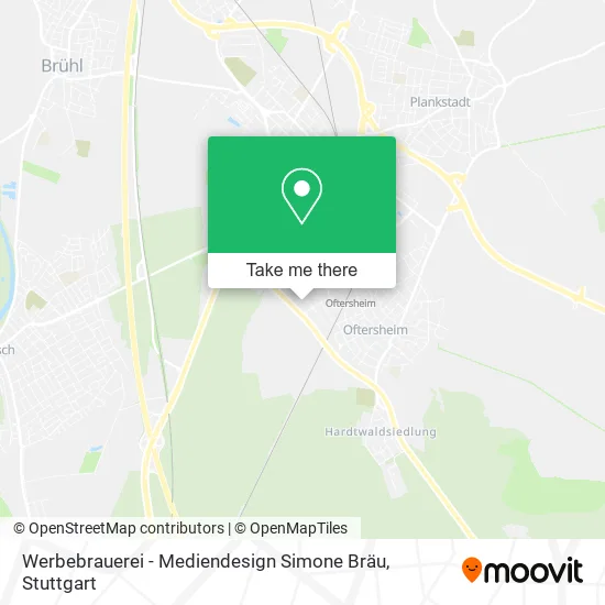 Карта Werbebrauerei - Mediendesign Simone Bräu