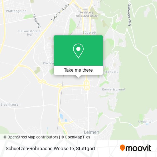 Schuetzen-Rohrbachs Webseite map