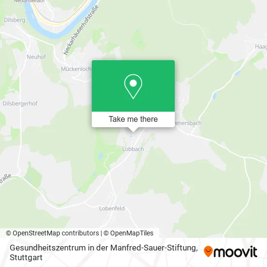 Карта Gesundheitszentrum in der Manfred-Sauer-Stiftung