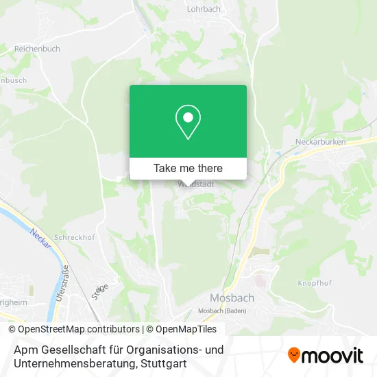Карта Apm Gesellschaft für Organisations- und Unternehmensberatung