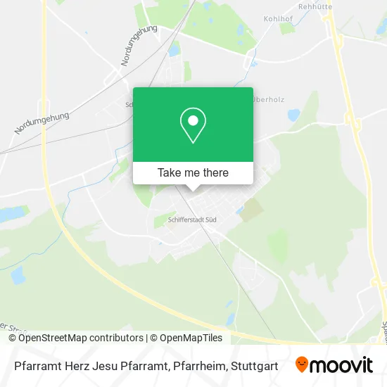 Карта Pfarramt Herz Jesu Pfarramt, Pfarrheim