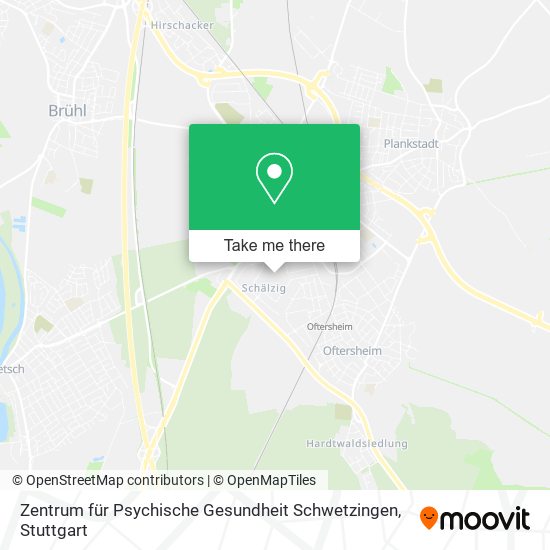 Zentrum für Psychische Gesundheit Schwetzingen map